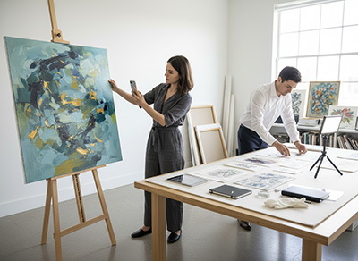 Overview of the online artwork valuation steps