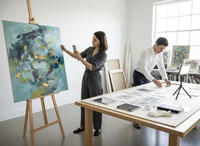 Overview of the online artwork valuation steps