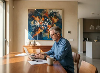 Form upload illustration for artwork valuation